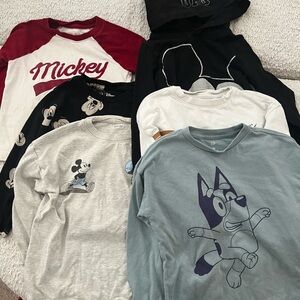 Disney Kids Long Sleeve Tee Shirts